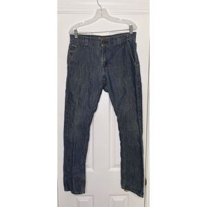 Levis Mens Skinny 511 Distressed‎ Denim Jeans Medium Wash 32x30- Read